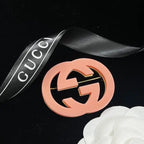 Gucci Jewelry | GG Logo Brooch Pink Gold