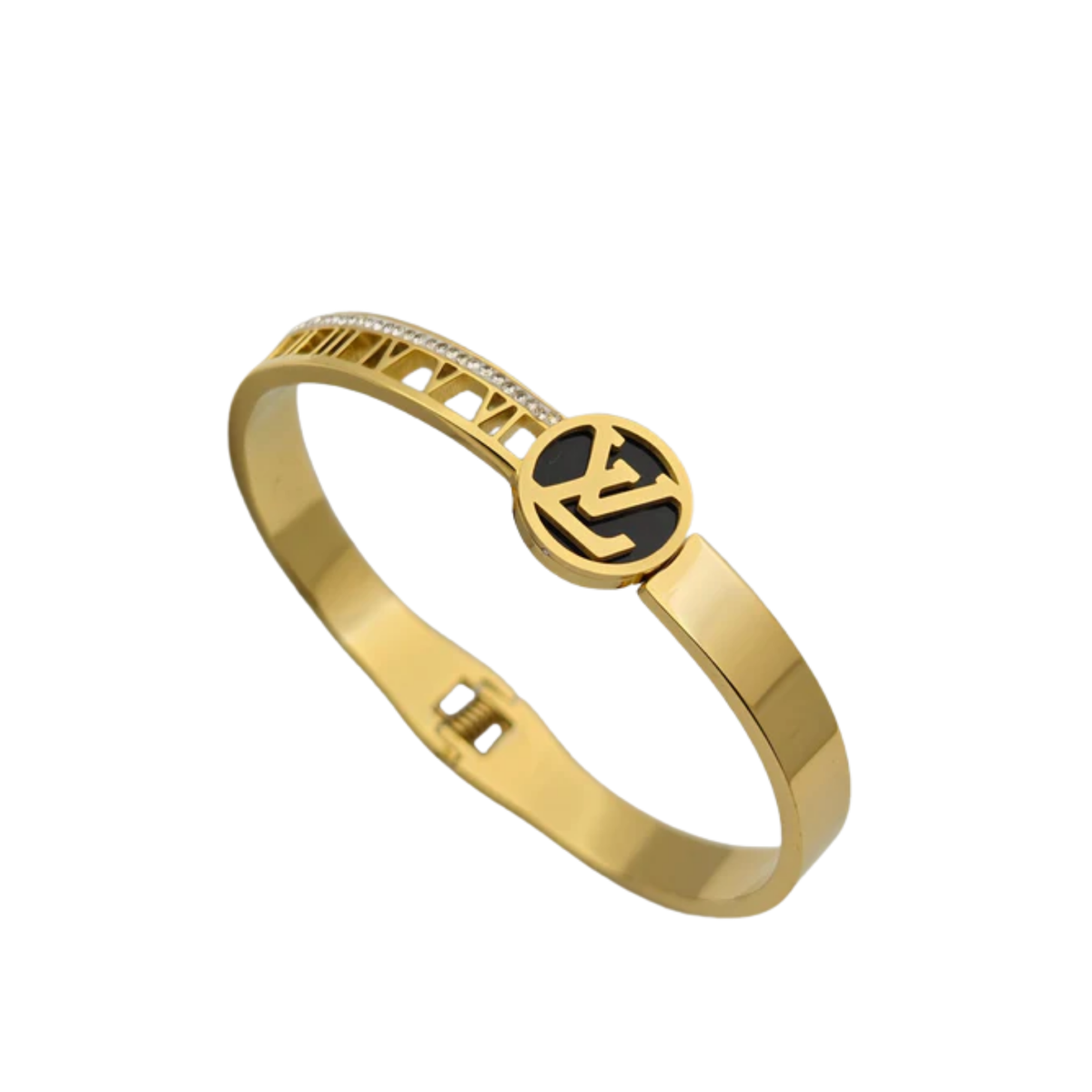 Louis Vuitton Logo Cuff Bracelet Jewelry premium replica - image 1