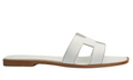 Hermes Slipper | Oran White