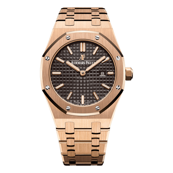 Audemars Piguet Watch | Royal Oak Selfwinding Pink Gold Brown Dial
