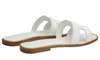 Hermes Slipper | Oran White