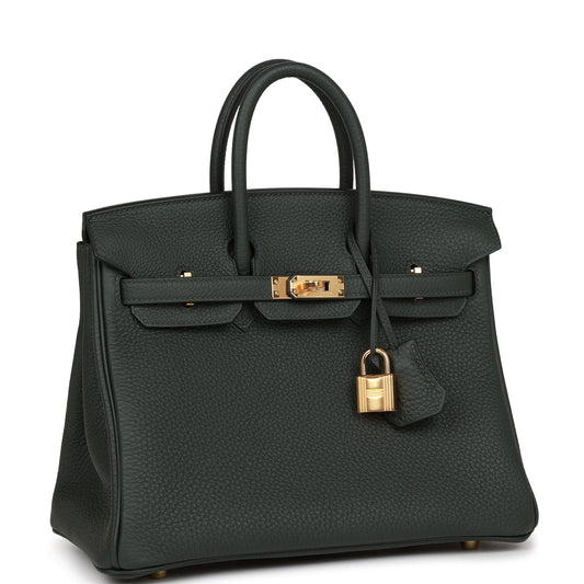 Hermès Bag | Birkin 25 Vert Fonce Togo