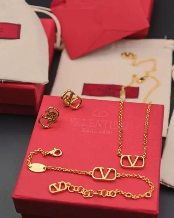 Valentino Jewelry | Set Multicolor Full Crystals