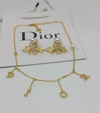 Dior Jewelry | Layered Charm Necklace Gold