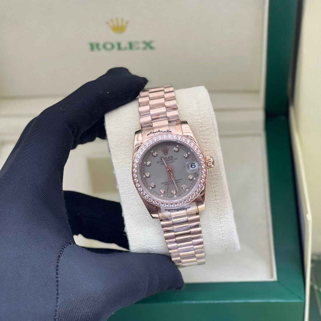 Rolex Watch | Rolex Datejust  Everose Gold