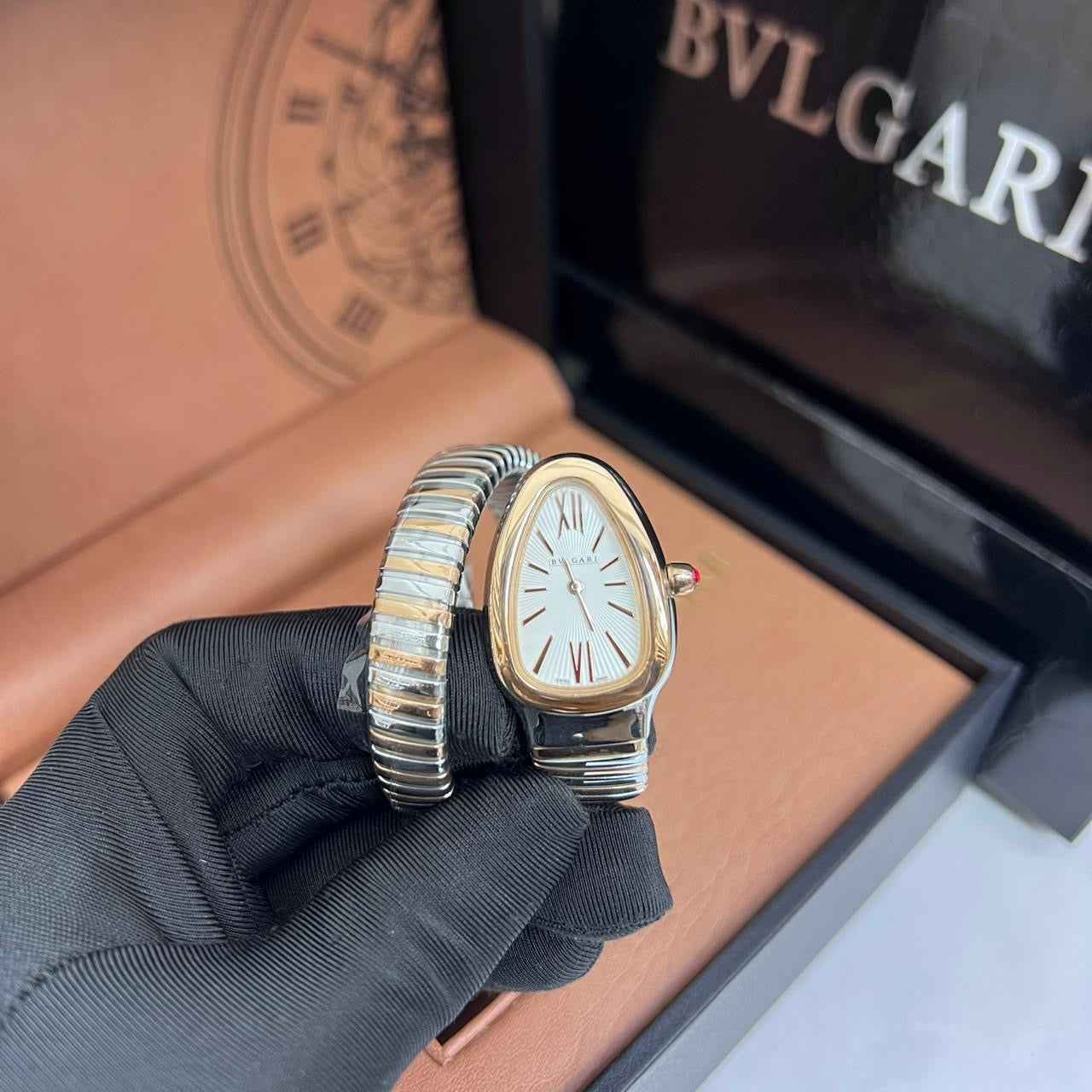 Bvlgari Watch | Bvlgari Serpenti Tubogas Two-Tone Silver&Gold