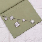 Van Cleef & Arpels Jewelry | Alhambra Jewelry Set Silver Crystals