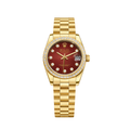 Rolex Watch | Datejust Red Diamond Bezel