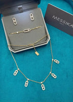 Messika Jewelry | Uno Drop Pendant Yellow Gold Diamonds