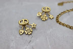 Dior Jewelry | CD Star Pearl Layered Necklace Gold