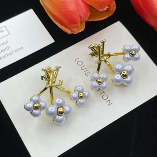 Louis Vuitton Jewelry | LV Floragram Earrings