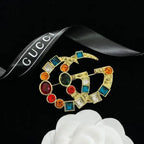 Gucci Jewelry | GG Logo Brooch Pink Gold