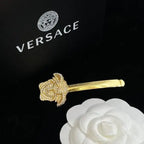 Versace Jewelry | Pavé Ball Pendant with Medusa Engraving