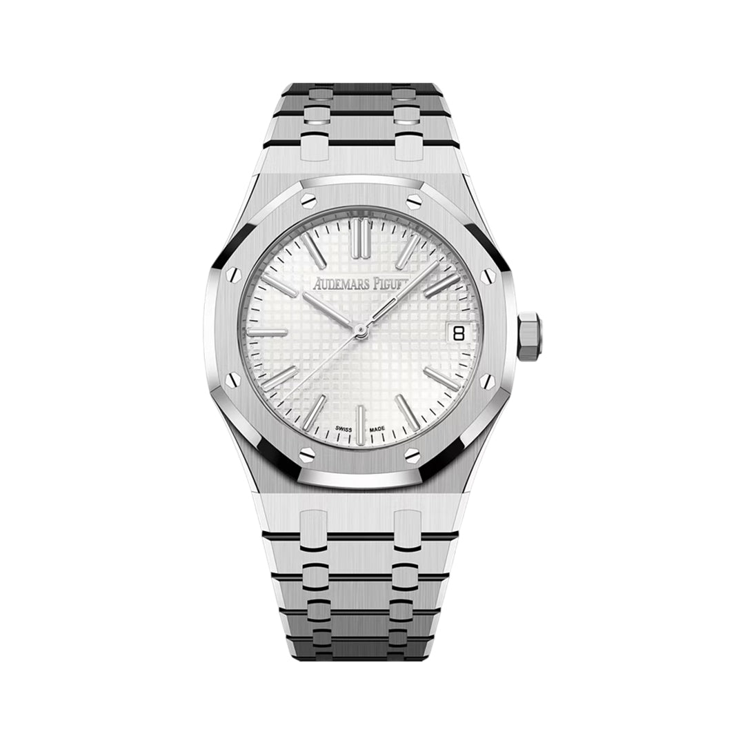 Audemars Piguet | Royal Oak White Dial - Free & Fast UAE Shipping