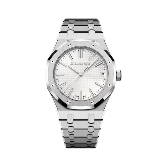 Audemars Piguet | Royal Oak White Dial - Free & Fast UAE Shipping