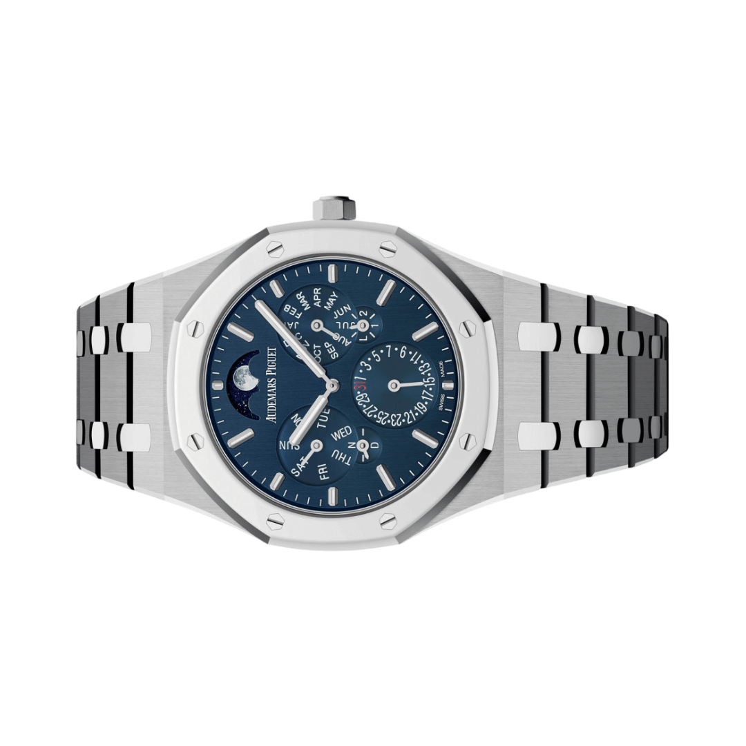 Audemars Piguet | Royal Oak Calendar Ultra-Thin Blue Dial - Free & Fast UAE Shipping
