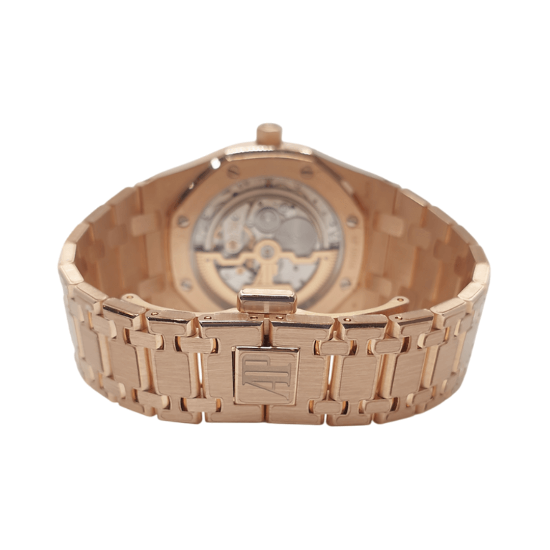 Audemars Piguet | Royal Oak Rose Gold Blue Dial - Free & Fast UAE Shipping