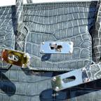 Hermès Bag | Birkin 25 Black Matte Alligator