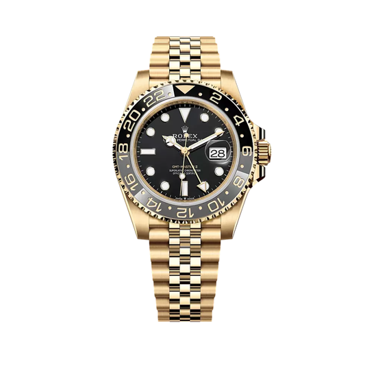 Rolex Watch | GMT-Master II Yellow Gold Black Dial