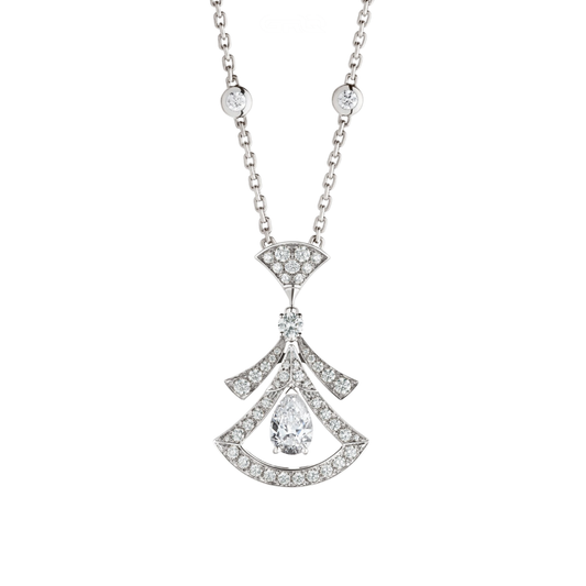 Bvlgari Jewelry | 18K White Gold Divas Dream Diamond Necklace