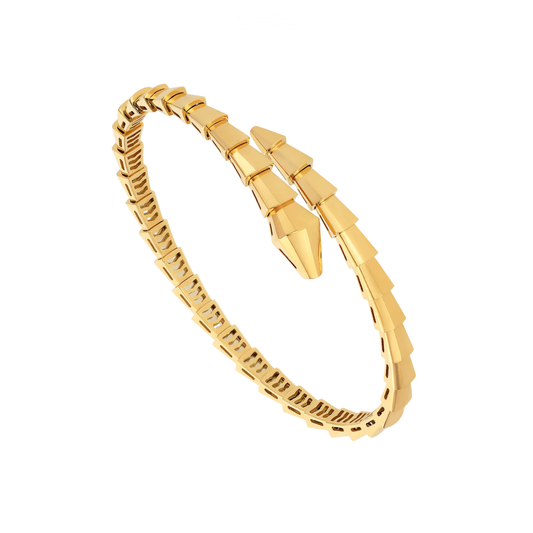 Bvlgari Jewelry | 18k Yellow Gold Serpenti Viper Bracelet