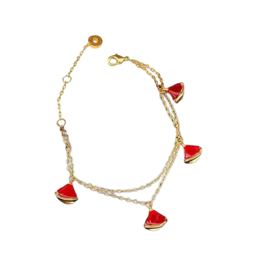 Bvlgari Jewelry | Divas Dream Bracelet Gold Red