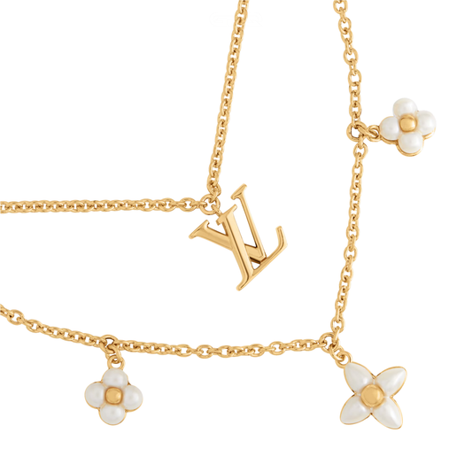 Louis Vuitton Jewelry | Gold LV Floragram Necklace