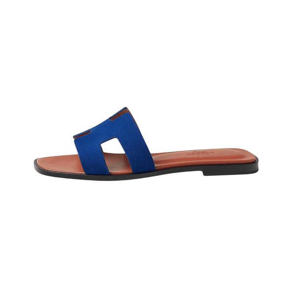 Hermes Slipper | Oran Bleu Smalt