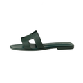 Hermès Slipper | Oran Green Calfskin