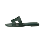 Hermès Slipper | Oran Green Calfskin