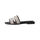 Hermès Hermès Slipper Oran Prunoir Slides premium replica - image 1
