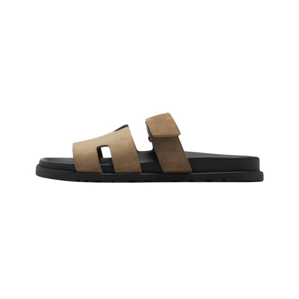 Hermes Slipper | Chypre Brown Suede