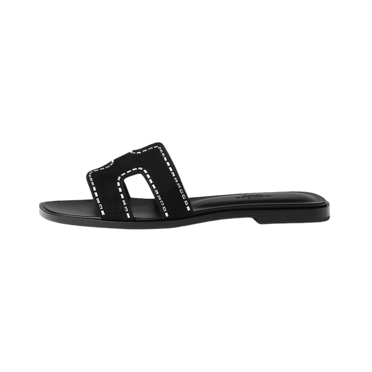 Hermès Slipper | Oran Black Studded
