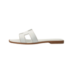 Hermes Slipper | Oran White