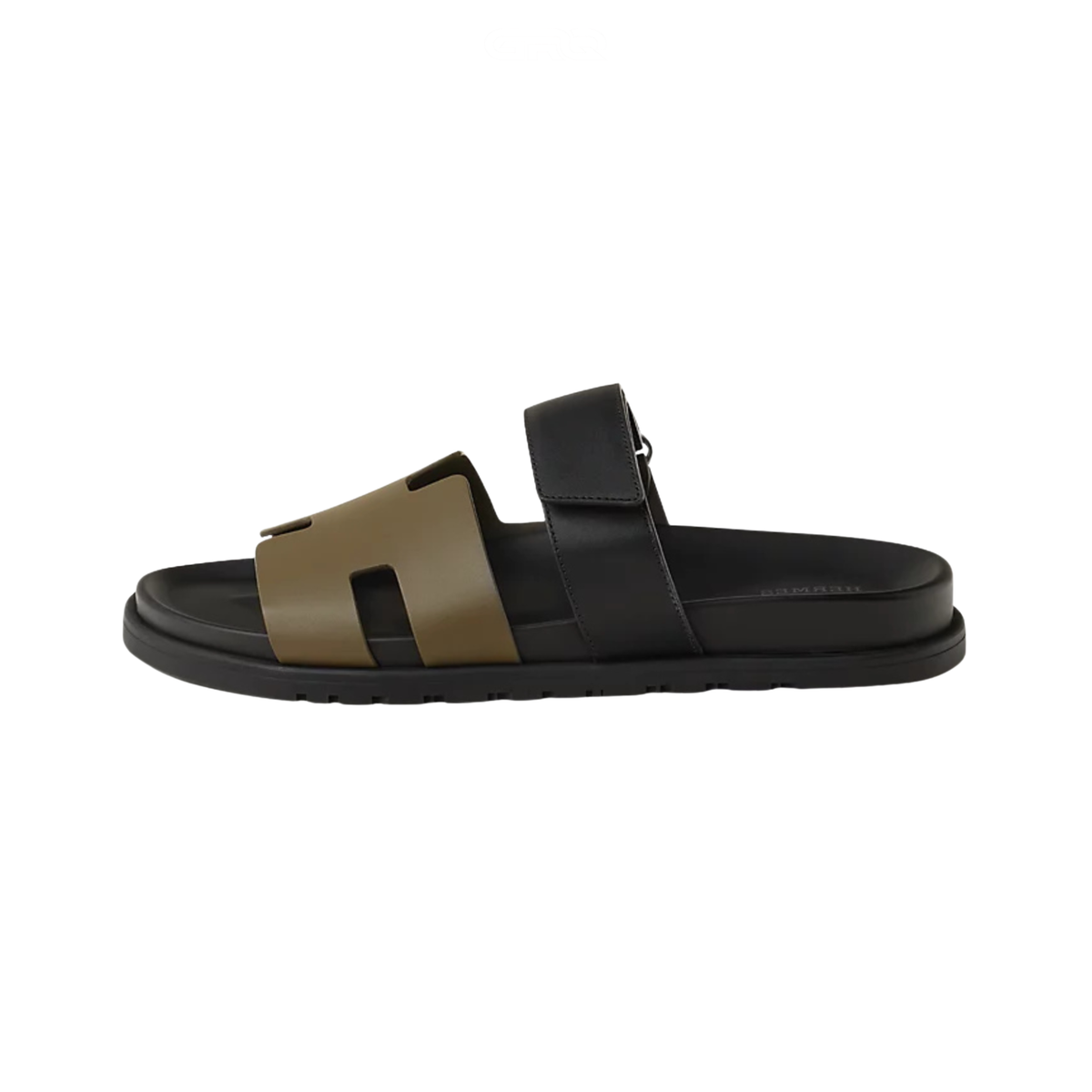 Hermès Slipper | Chypre Olive Black