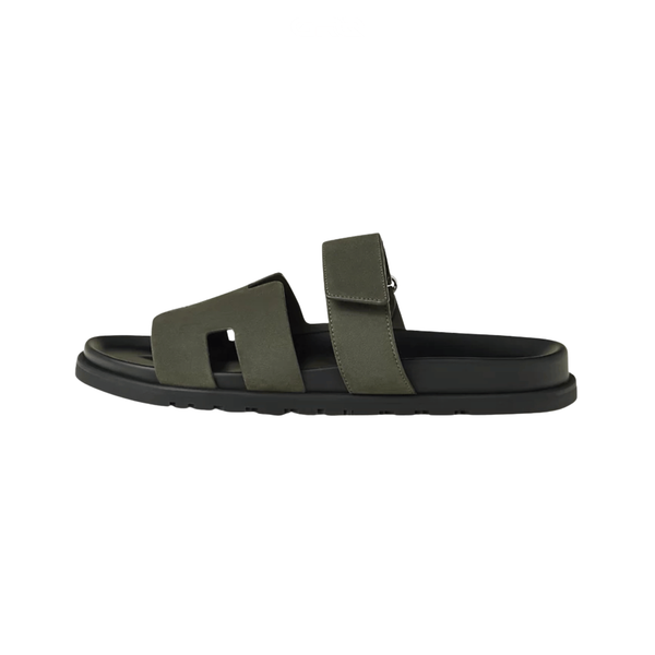 Hermès Slipper | Chypre Green Goatskin