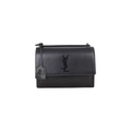 YSL Bag | Sunset Medium Bag Black Leather