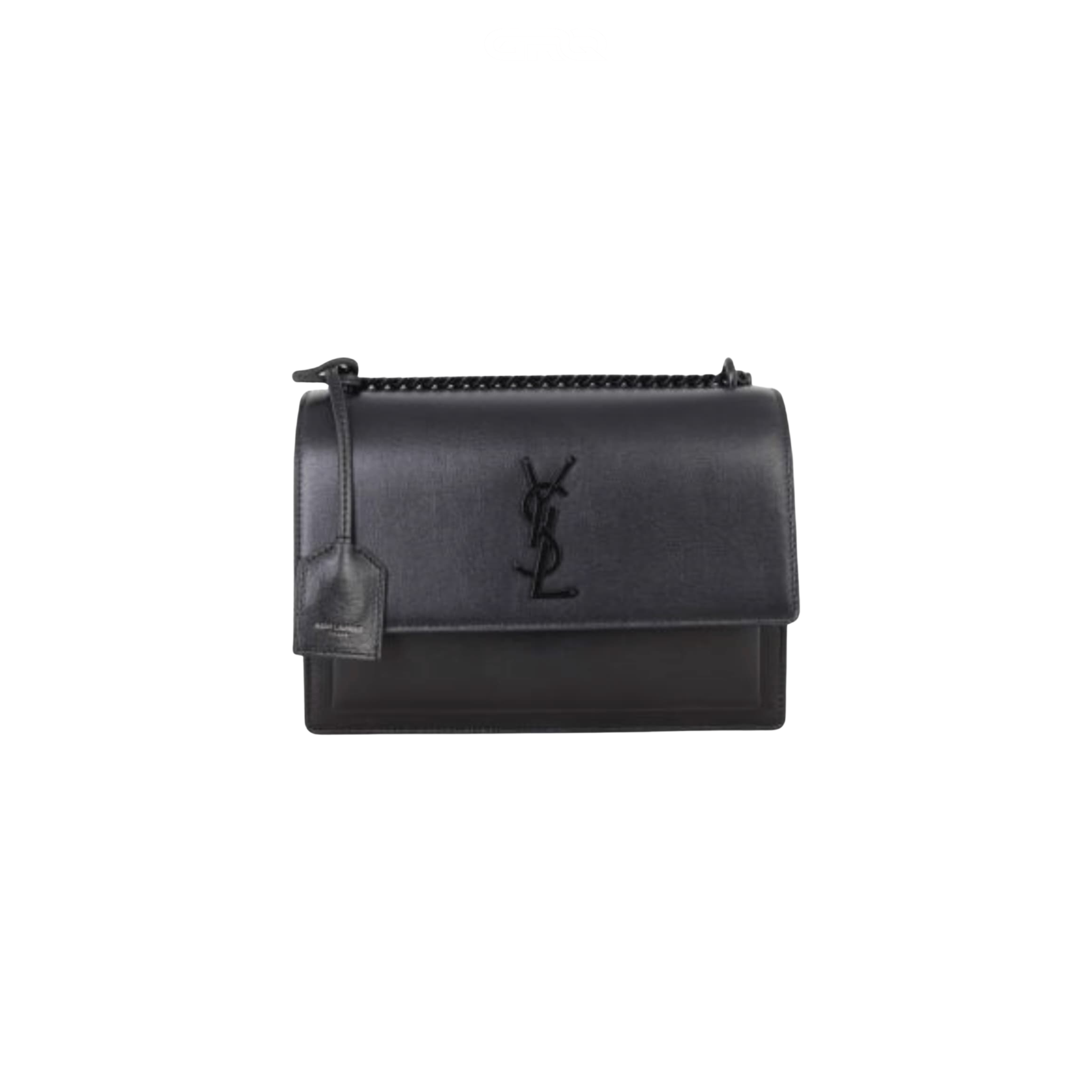 YSL Bag | Sunset Medium Bag Black Leather