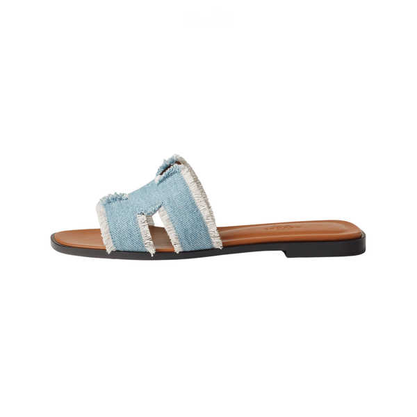 Hermes Slipper | Oran Bleu Clair