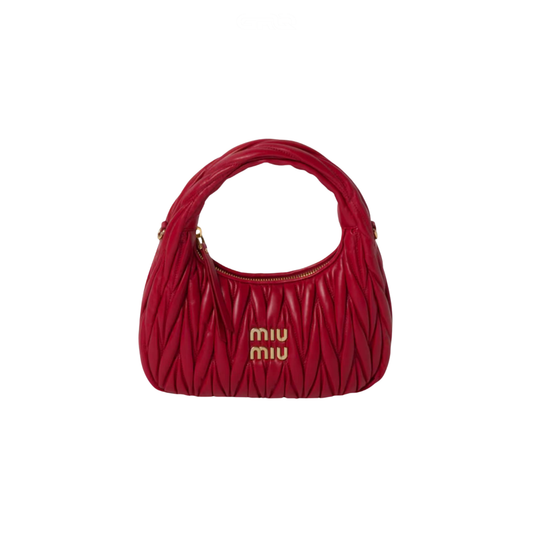 Miu Miu Bag | Wander Shoulder Bag Matelassé Nappa Leather