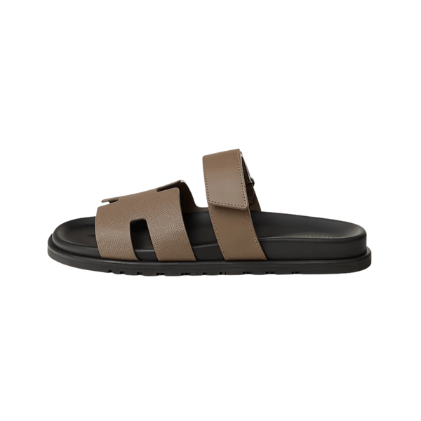 Hermès Slipper | Chypre Light Brown Goatskin