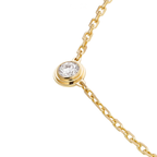 Cartier Jewelry | D Amour Pendant 18K-Gold Necklace Single Round Brilliant Cut-Diamond