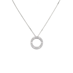 Cartier Jewelry | Love Pendant Paved Necklace