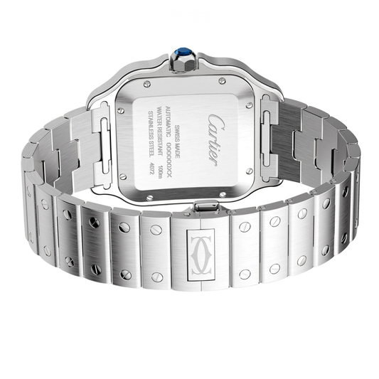 Cartier Watch | Santos de Cartier Automatic White Dial Silver