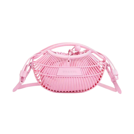 Chanel Bag | Mini Calypso Fan Curved Handle Pink