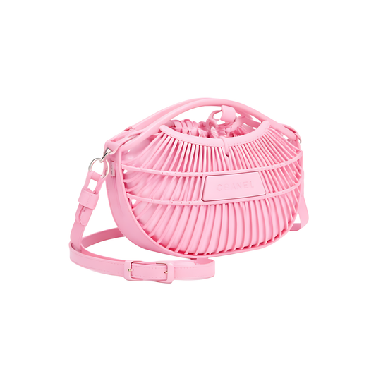 Chanel Bag | Mini Calypso Fan Curved Handle Pink