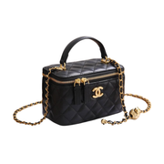 Chanel Small Vanity Case Chain Black Bag premium replica - image 1