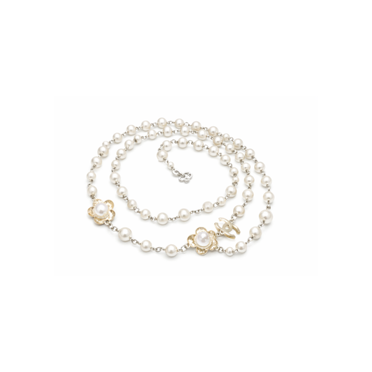 Chanel Jewelry | CC Logo Multi Stone Brooch Set Gold Finish