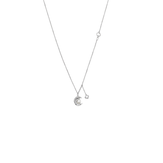 Chanel Jewelry | Comète Geode Pendant Necklace White Diamond