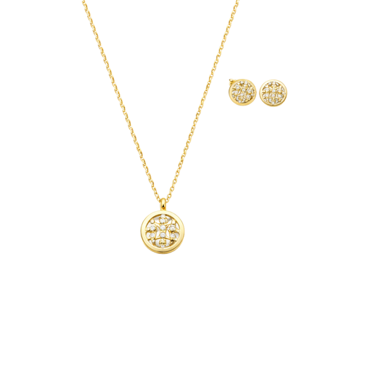 Chanel Jewelry | Vintage Inspired CC Medallion Gold Tone Resin